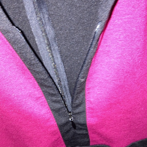 NWT Homeyee | Women’s Fushia/Black Stretch Tunic Pencil Sheath Dress - Size 16 - Picture 14 of 15